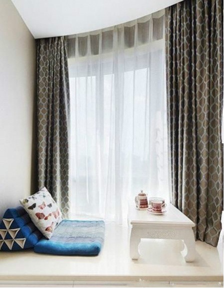 新房裝修小小飄窗 浪漫色彩大變身